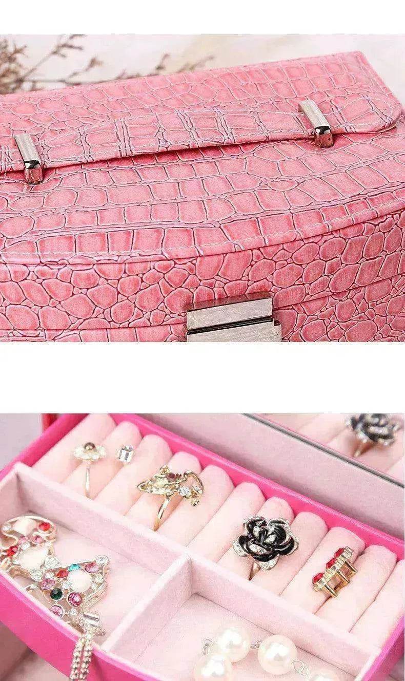 3 Layers Leather Luxury Jewelry Boxes