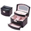 3 Layers Leather Luxury Jewelry Boxes
