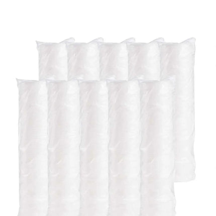 1000 plastic lids for 6oz foam cups Hot/Cold, Vented