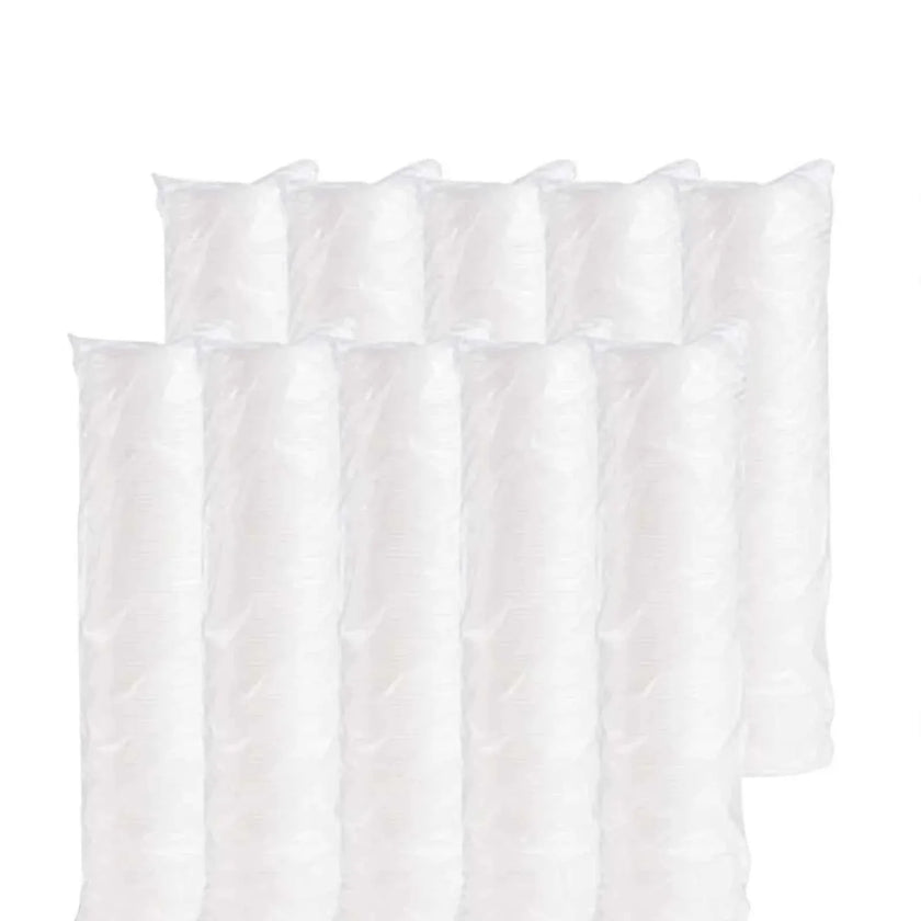 1000 plastic lids for 6oz foam cups Hot/Cold, Vented