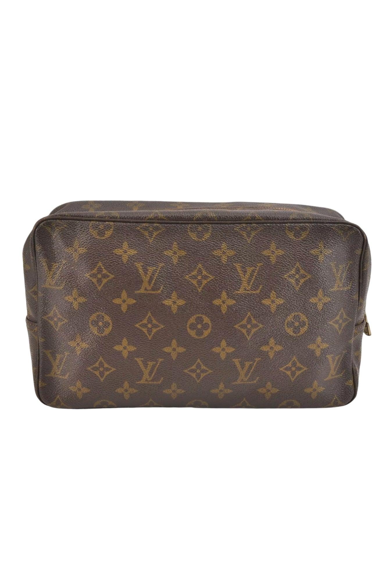 Louis Vuitton Monogram Trousse Toilette 28 Clutch Hand Bag M47522 LV 6922K