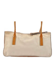 PRADA Nylon Tessuto Enamel Shoulder Hand Bag Purse Cream White 9257K