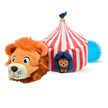 3-in-1 Rip 'n Reveal Circus Tent Dog Toy – Plush, Hidden Lion & Ball