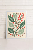 SCARLET STEMS, Oeuvre sur toile étirée