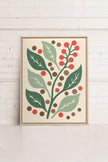 SCARLET STEMS, Oeuvre sur toile étirée