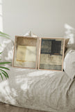 DUO HARMONIE ANCIENNE (2 Oeuvres sur toile étirée)