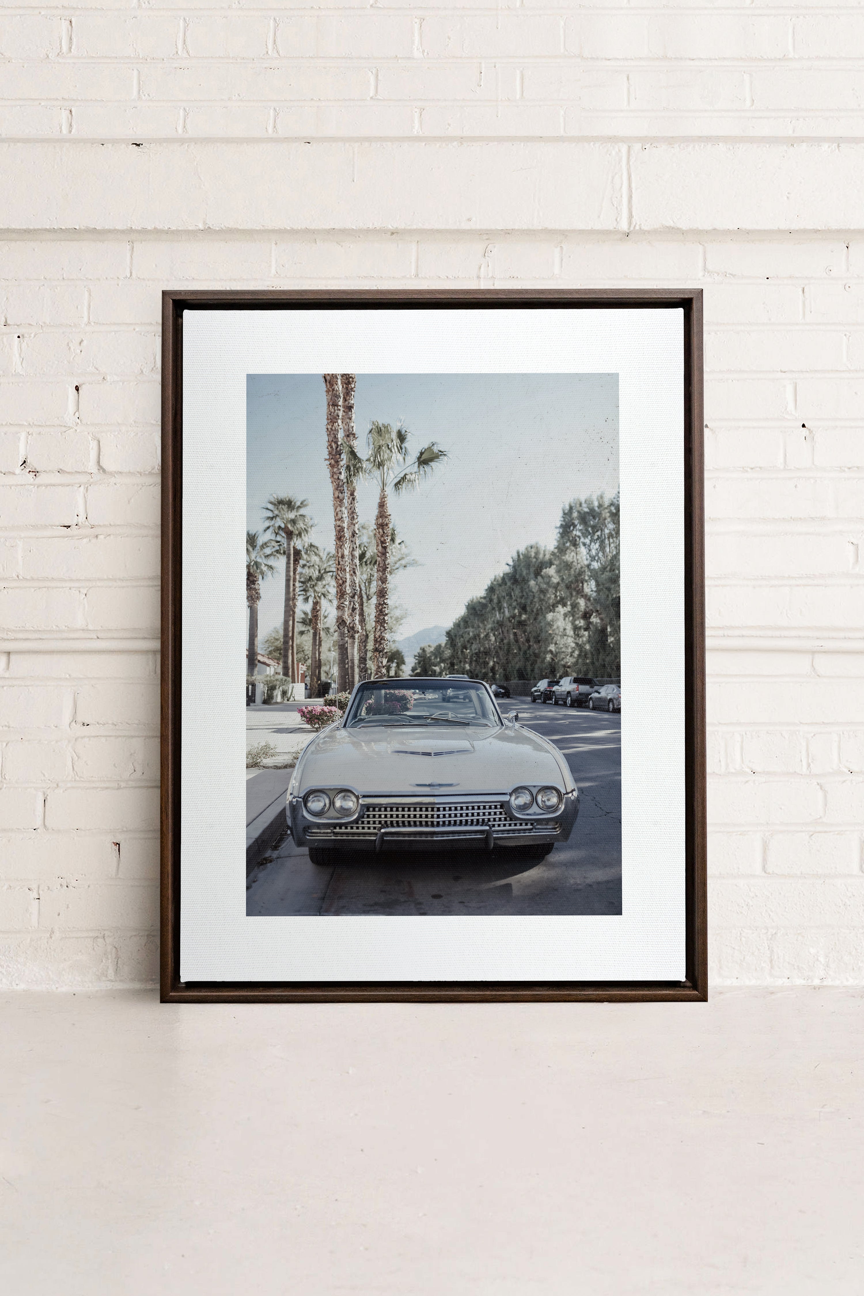 CLASSIC PALM RIDE, Oeuvre sur toile étirée