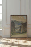 GATE TO THE HILLS, Oeuvre sur toile étirée