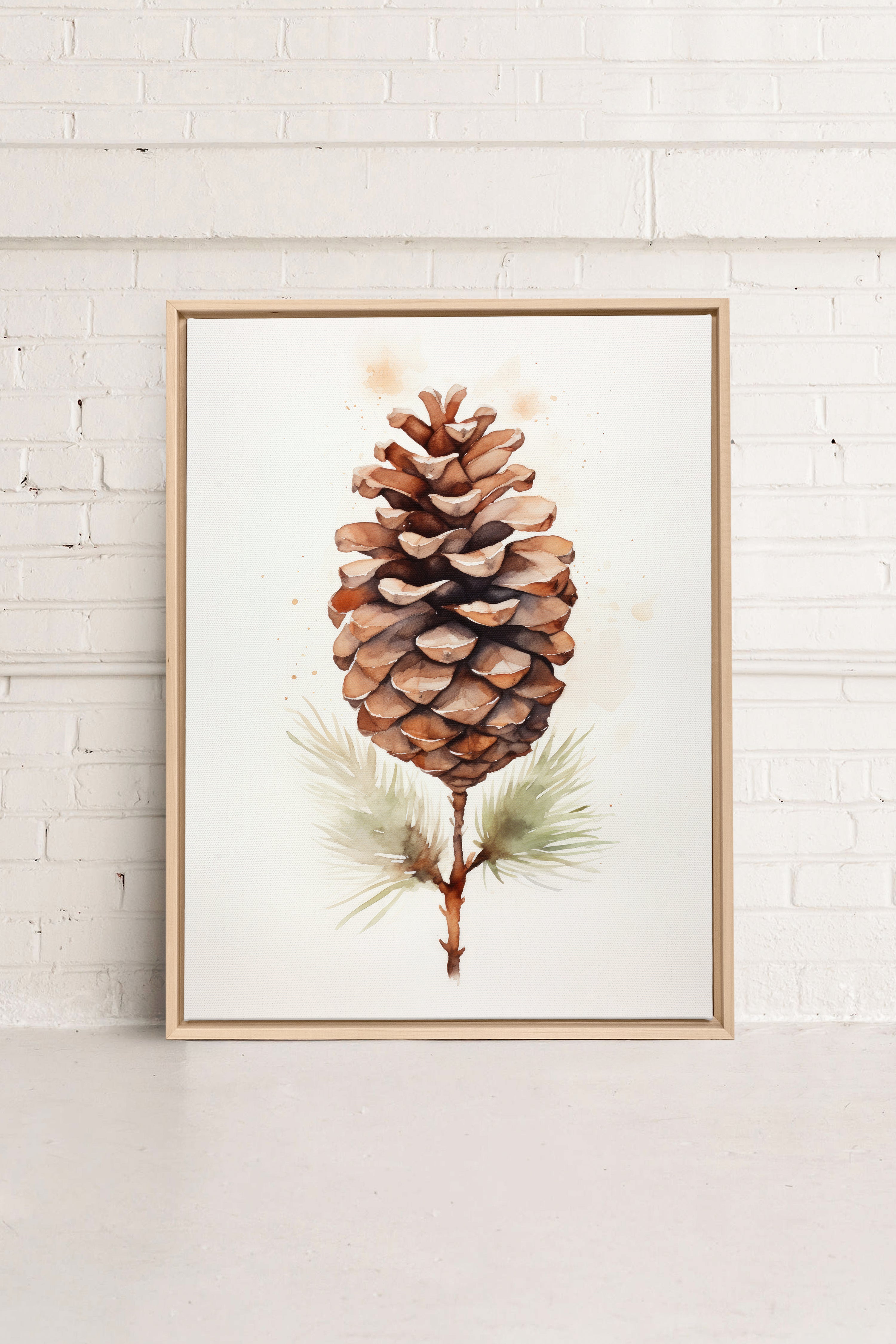 Pine haven, Oeuvre sur toile étirée