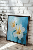AURORE FLORALE, Oeuvre sur toile étirée