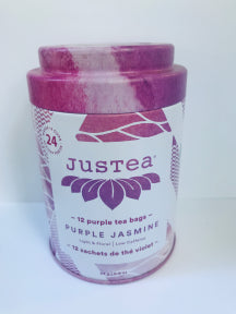 JusTea - Purple Jasmine - Tea Bag Tin (12bg)