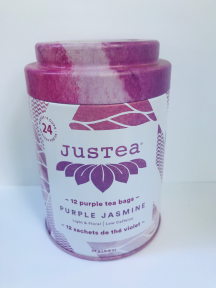 JusTea - Purple Jasmine - Tea Bag Tin (12bg)