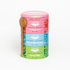 JusTea - Loose Leaf Holiday Tea Trio Tin (97g)