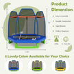 7 Feet Kids Recreational Bounce Jumper Trampoline