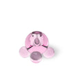 Bubble Sphere Candle Holder - Pink Crystal Glass Orb Base