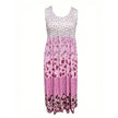 Casual Summer Boho Dress Floral Sleeveless Midi Dress