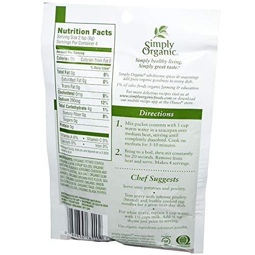 Simply Organic - Roasted Chicken Gravy Seasoning Mix (24g)