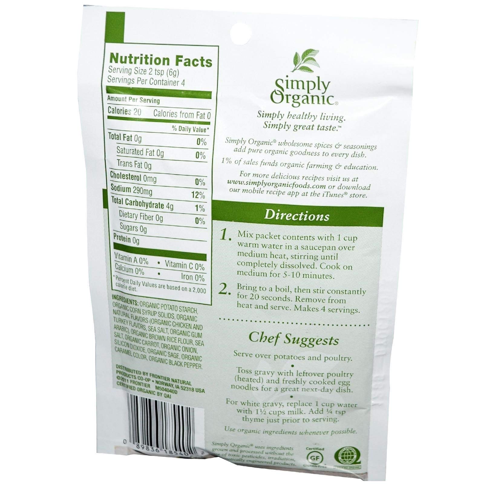 Simply Organic - Roasted Chicken Gravy Seasoning Mix (24g)