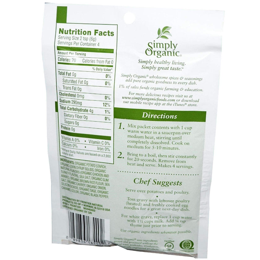 Simply Organic - Roasted Chicken Gravy Seasoning Mix (24g)