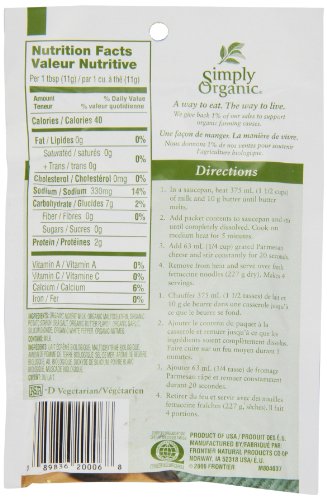 Simply Organic - Alfredo Seasoning Mix (42g)