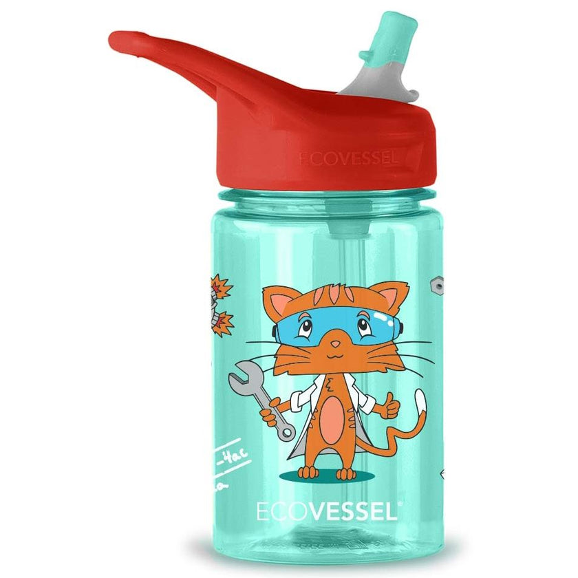 12 oz The SPLASH  Kids Tritan Water Bottle with Straw Top