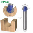 Shank Core Box Router Bit Professional round bottom cutter