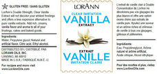 Clear Vanilla Extract (Imitation) - 4 oz. - 16 oz. - 1 Gallon - 5 Gallons - Ships Free Within Canada on Orders Above CAD $199