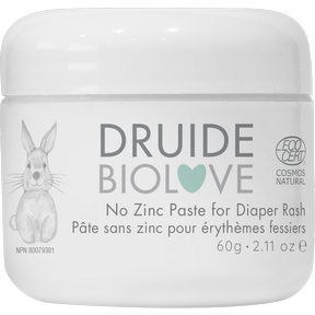 DRUIDE Laboratories - Baby No Zinc Paste Diaper Rash (60g)