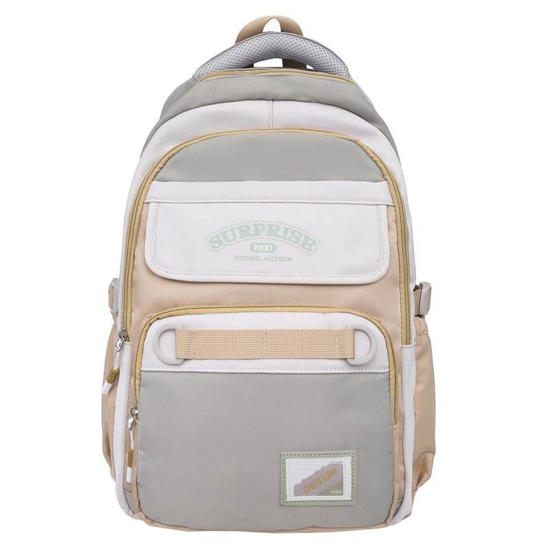 College Style Backpack Student Leisure Travel Large Capacity Backpack