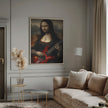 Impression sur toile de l'œuvre d'art murale Lisa Revamped