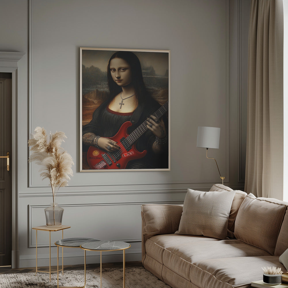 Impression sur toile de l'œuvre d'art murale Lisa Revamped
