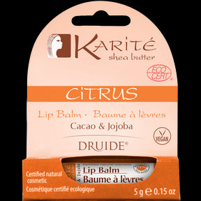 DRUIDE Laboratories - Shea Butter & Citrus Lip Balm (5g)