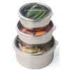 Ukonserve Food Storage Containers with Silicone Lids (Set of 3)