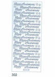Deco Stickers - Happy Anniversary
