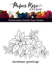 Poinsettia Bouquet Clear Stamp Set 30306
