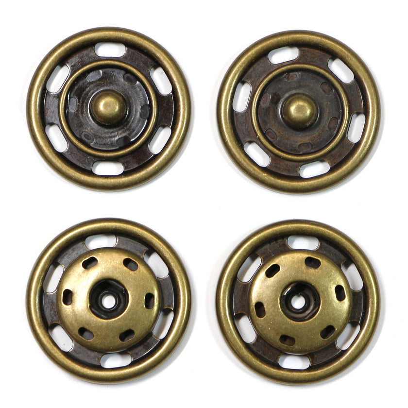 Snap Fasteners  - size 30mm ( 1 1⁄8″) - 2 sets
