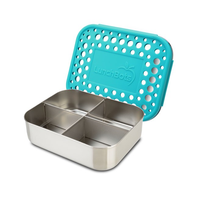 Lunchbots Medium Quad Bento Box