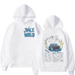 Fashion Printed Personality Pocket Pullover Hoodie Sweatshirt Unisex