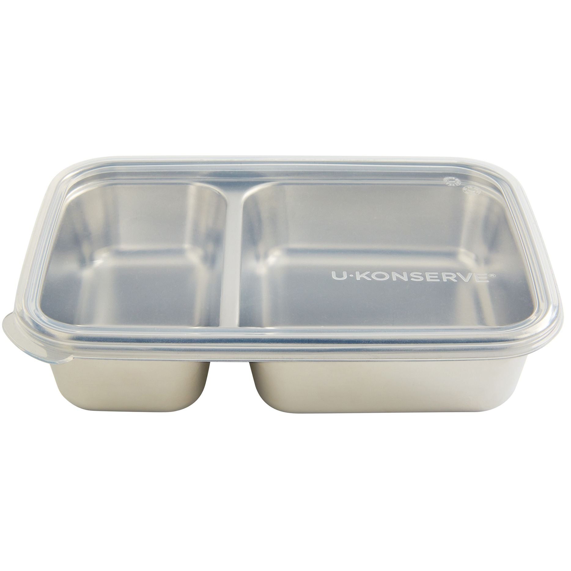 Ukonserve 2 Compartment Stainless Steel Food-Storage Container