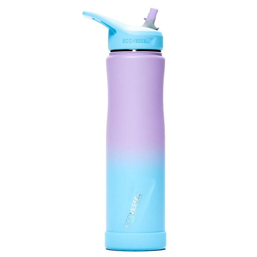 24 oz EcoVessel  SUMMIT Stainless Steel Insulated Straw Water Bottle