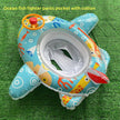 Large Thickened Car Boat Swimming Ring with Canopy | Kids Inflatable Pool Float Canada