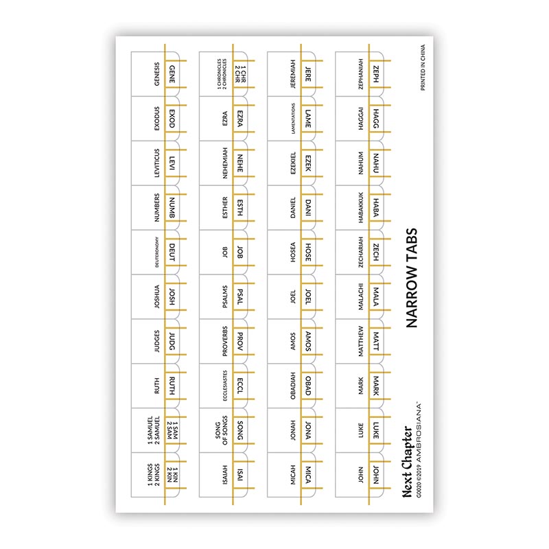 Bible Tabs - Catholic Version