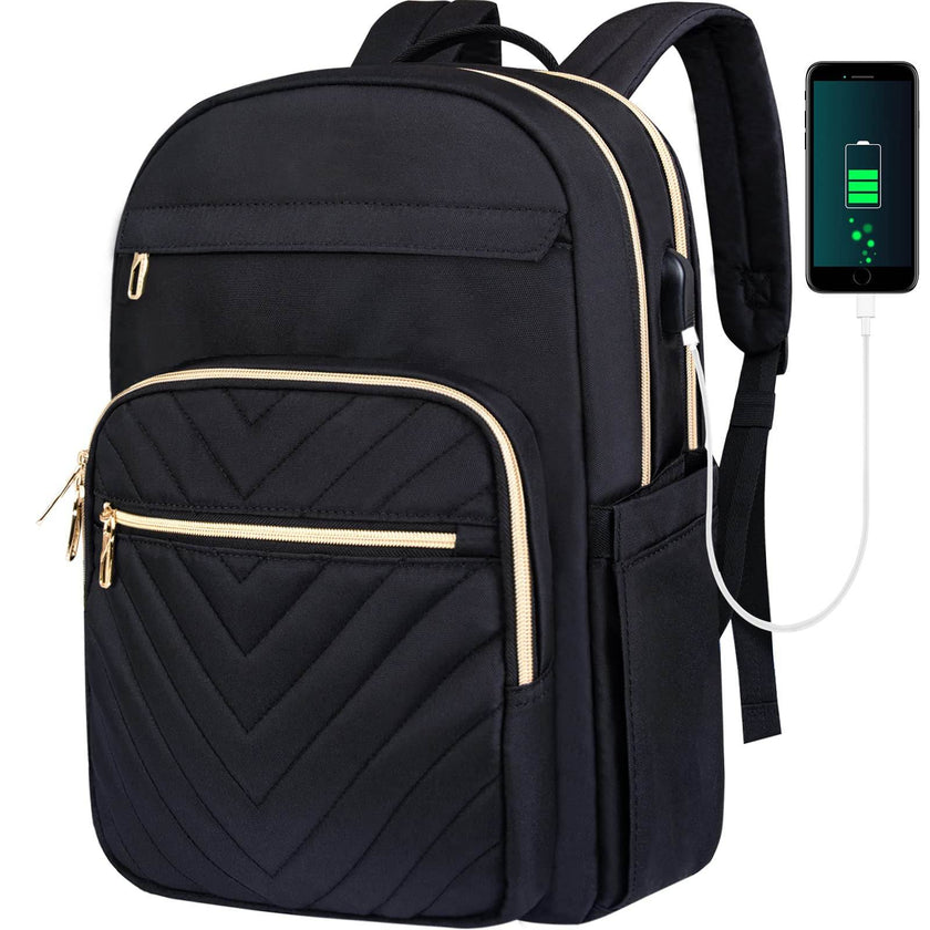 Plain Large Capacity College and High School Backpack