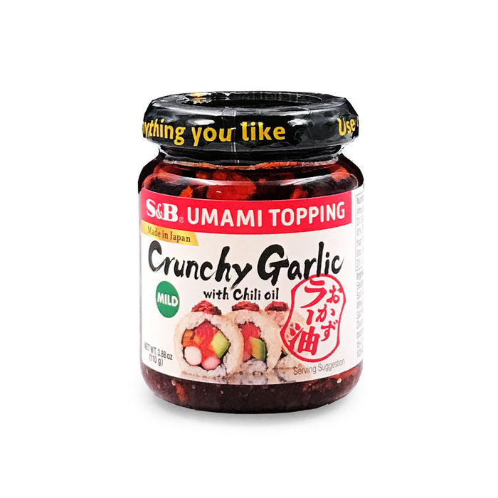 S&B Okazu Rayu Chili Oil with Crushed Garlic (110G)
