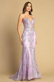 Fitted Corset Long Formal Dress