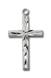 Cross Pendant on 18