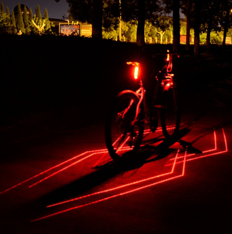 Spider-Man Laser Tail Light – USB Rechargeable IPX5 Waterproof Bike Safety Light