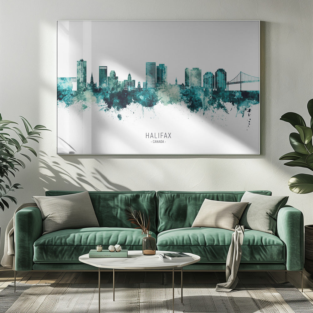 Wall art, Skyline de Halifax, Canada