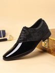 Men's Shiny Pointed-Toe Business Dress Shoes – PU Leather | Canada & USA