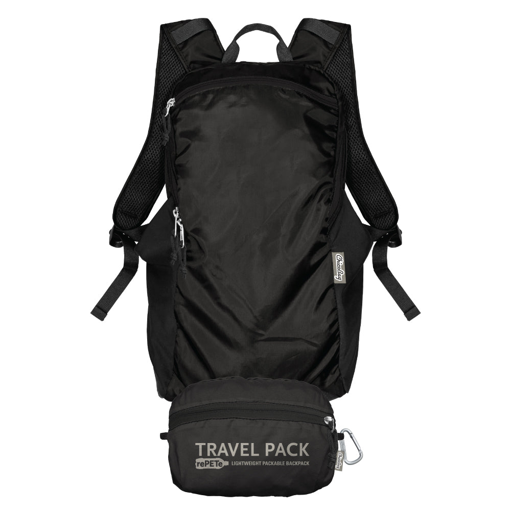 ChicoBag Travel Pack rePETe + Refine Pouchable Backpack